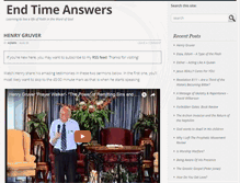 Tablet Screenshot of endtimeanswers.org